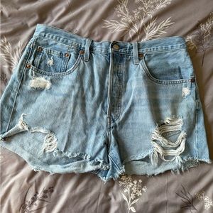 Levi 501 Womens Jean Shorts